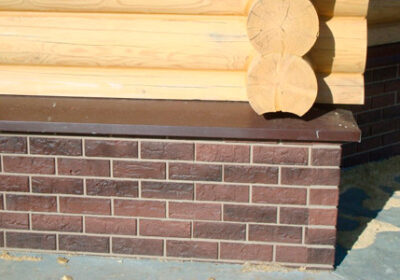 Правильный монтаж отливов на цоколь своими руками